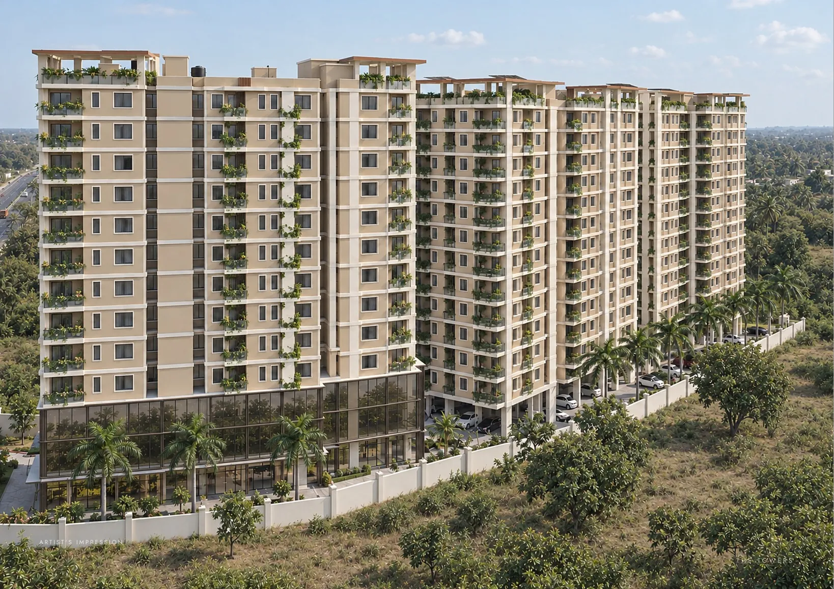 Brochure page: homes with room to breathe